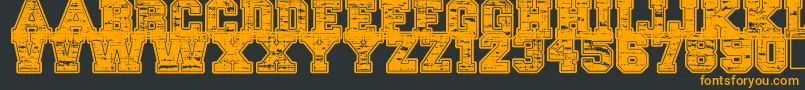 LethalLeague Font – Orange Fonts on Black Background