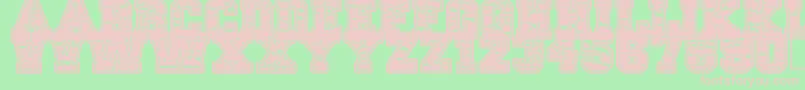 LethalLeague Font – Pink Fonts on Green Background