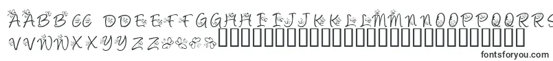 KrButterfly-fontti – Alkavat K:lla olevat fontit