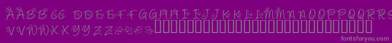 More about KrButterfly Font KrButterfly Font – Gray Fonts on Purple Background