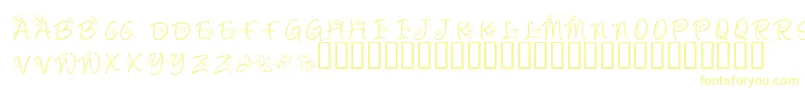 KrButterfly Font – Yellow Fonts