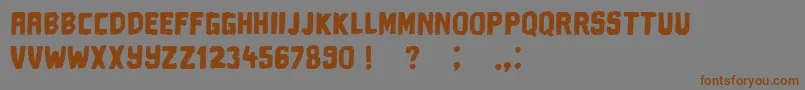 Подробнее о шрифте Drivingaround Шрифт Drivingaround – коричневые шрифты на сером фоне