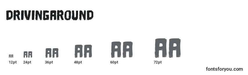 Drivingaround Font Sizes