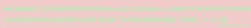 StarlightseedCitysightseeing Font – Green Fonts on Pink Background