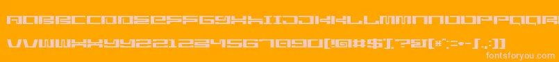 Police StarlightseedCitysightseeing – polices roses sur fond orange