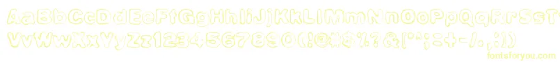 ChrysePlanitia Font – Yellow Fonts on White Background