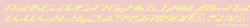 Operatio Font – Yellow Fonts on Pink Background
