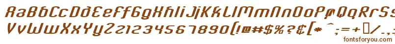 Шрифт CriminalItalic – коричневые шрифты на белом фоне