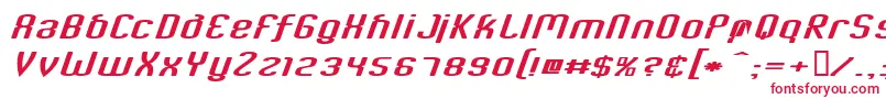 Шрифт CriminalItalic – красные шрифты на белом фоне