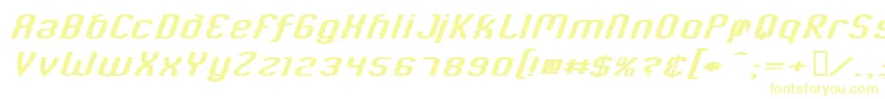 Шрифт CriminalItalic – жёлтые шрифты