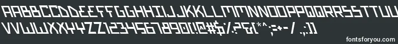 Biotyps Font – White Fonts on Black Background