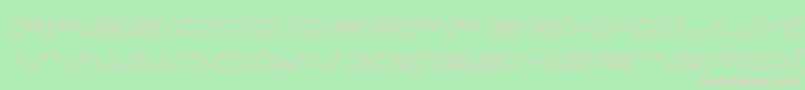Antietamout Font – Pink Fonts on Green Background