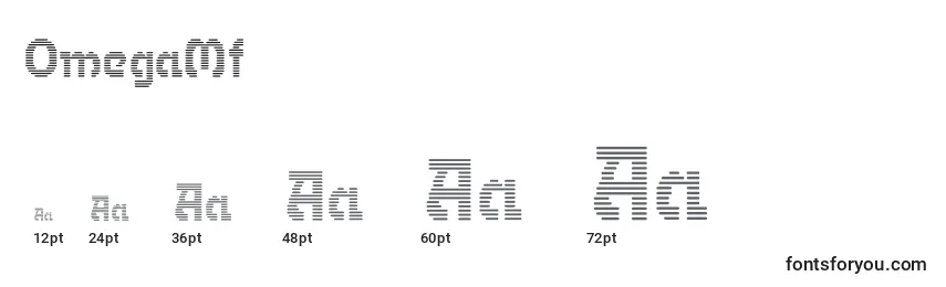 OmegaMf Font Sizes