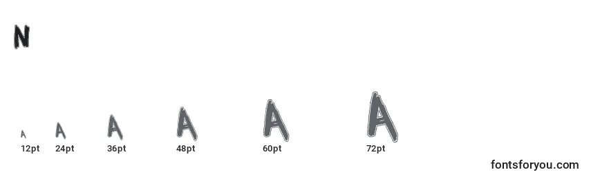Notadropelight Font Sizes