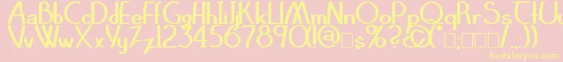More about ClarittyBold Font ClarittyBold Font – Yellow Fonts on Pink Background