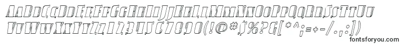 SfavondalescoutlineItalic-fontti – Katalogi