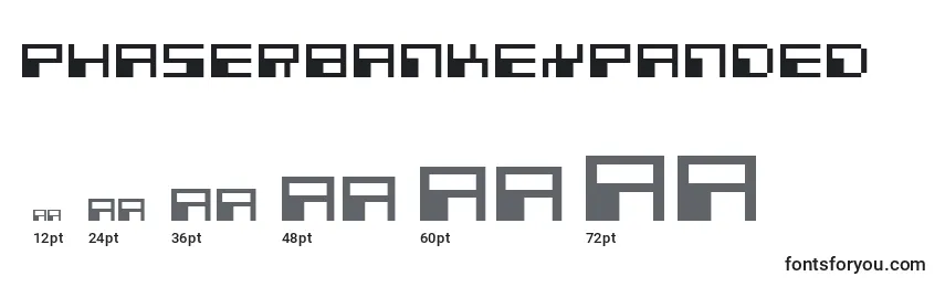PhaserBankExpanded Font Sizes