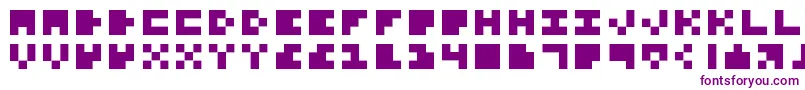 ExtremelySmallFonts-fontti – violetit fontit