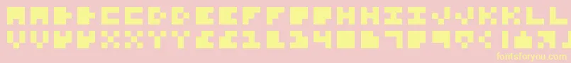 ExtremelySmallFonts Font – Yellow Fonts on Pink Background