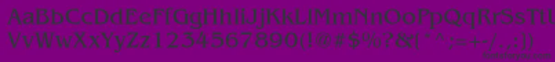 Beng Font – Black Fonts on Purple Background