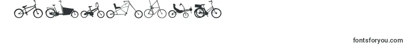 Bikes-Schriftart – Schriften für Zahlen und Nummern