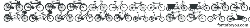 Bikes-Schriftart – Katalog