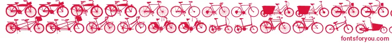 Bikes Font – Red Fonts