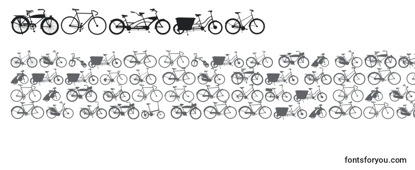 Przegląd czcionki Bikes (113691)