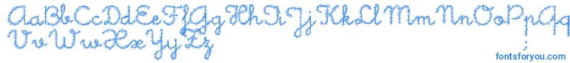 Weitere Informationen zur LittleDaisy-Schriftart LittleDaisy-Schriftart – Blaue Schriften