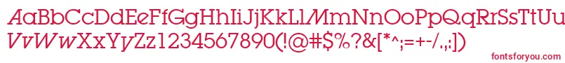 LugabookadBook Font – Red Fonts