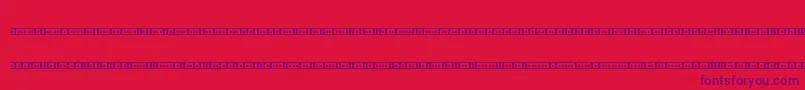 Binx01s Font – Purple Fonts on Red Background