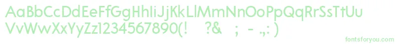 02Apompadourtextsample Font – Green Fonts on White Background