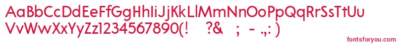 02Apompadourtextsample Font – Red Fonts on White Background