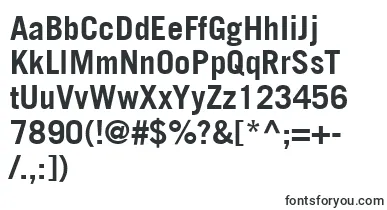 TradeGothicLtBold font – commercial Fonts