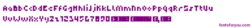 フォントDupix – 紫色のフォント