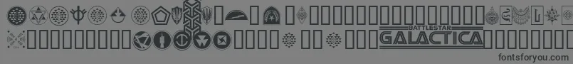 Galab-Schriftart – Schwarze Schriften auf grauem Hintergrund