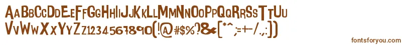IntensaFuente Font – Brown Fonts on White Background
