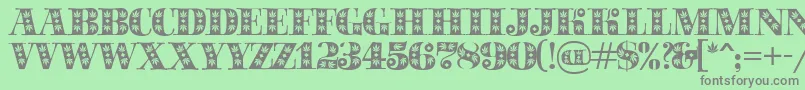 More about Sapphiresativa Font Sapphiresativa Font – Gray Fonts on Green Background