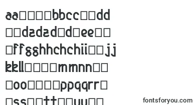 Genjibold font – slovak Fonts
