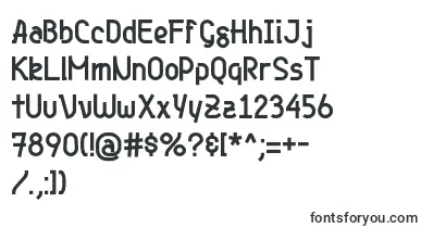 Genjibold font – Fonts From Dots
