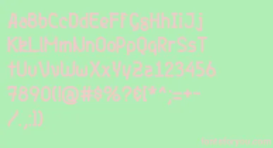 Genjibold font – Pink Fonts On Green Background
