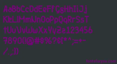Genjibold font – Purple Fonts On Black Background