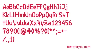 Genjibold font – Red Fonts