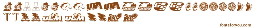 SunBelt Font – Brown Fonts on White Background