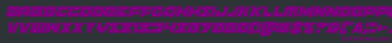 Banjincondital Font – Purple Fonts on Black Background