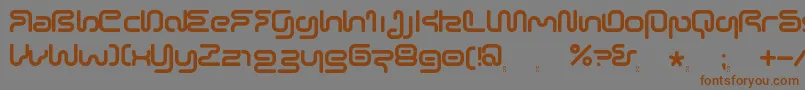 SonicEmpireV2 Font – Brown Fonts on Gray Background