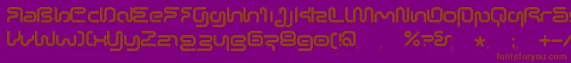 SonicEmpireV2 Font – Brown Fonts on Purple Background