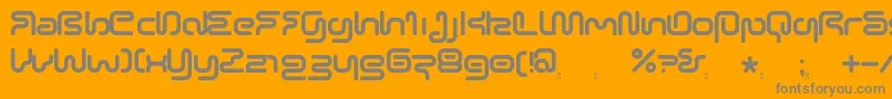 SonicEmpireV2 Font – Gray Fonts on Orange Background