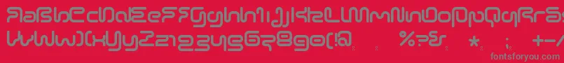 SonicEmpireV2 Font – Gray Fonts on Red Background