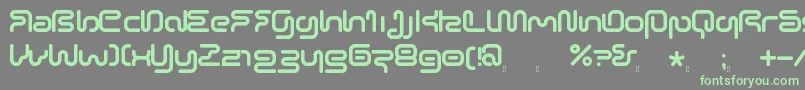SonicEmpireV2 Font – Green Fonts on Gray Background